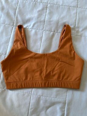 Everlane The Perform Bra in Copper Brown size S